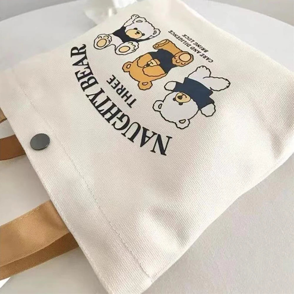 Canvas Small Versatile Handbag - Lunch & Shopping Bag
