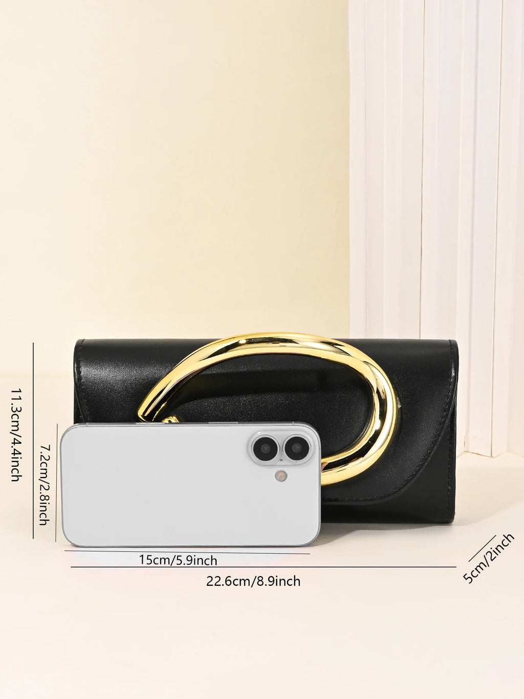 Women's evening bag, vintage European and American niche design box-style, versatile and minimalist, aesthetically pleasing