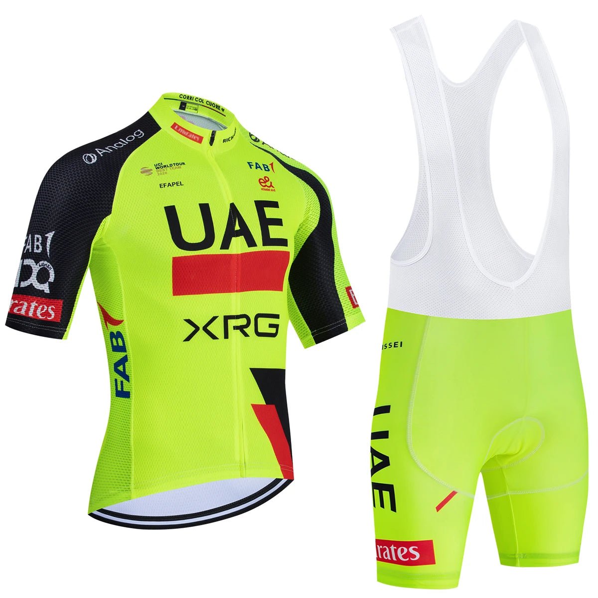 2026 New MEXICO Cycling Jersey UAE Team Bike Jersey Shorts Men Women Quick dry Ropa Ciclismo Pro Bicycle TShirt Clothing - lily supply
