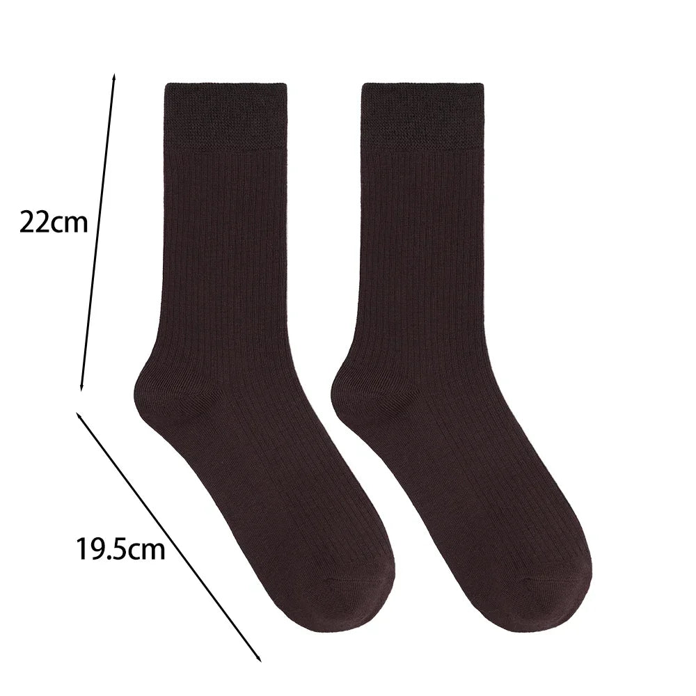 Women's Korean Stripe Pile Long Winter Socks – Warm Knee High Socks - lily supply