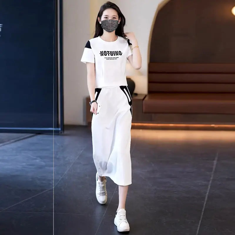 Short Sleeve Women's Two-Piece Set
