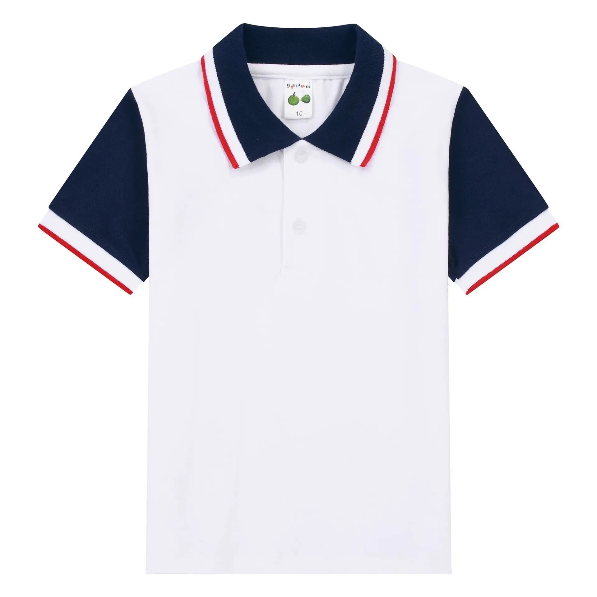 Boys Solid Polo Shirt School Uniform