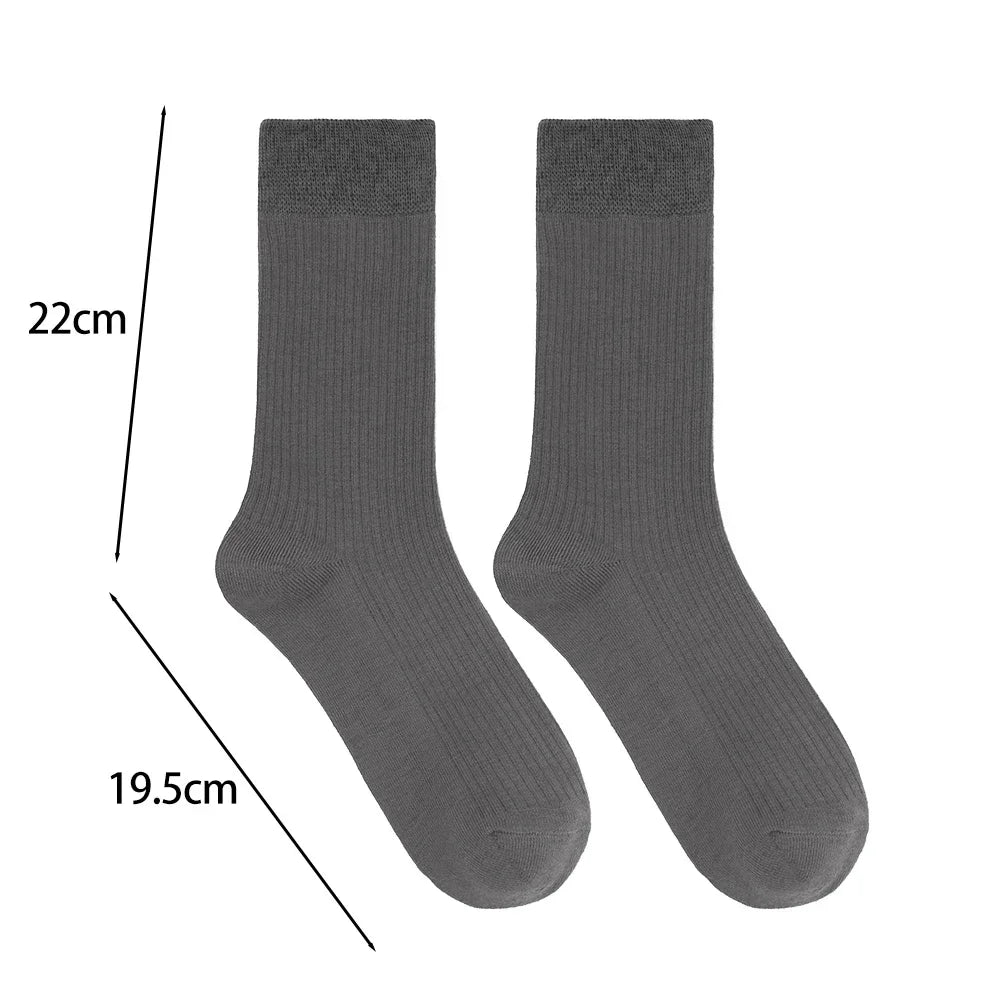 Women's Korean Stripe Pile Long Winter Socks – Warm Knee High Socks - lily supply