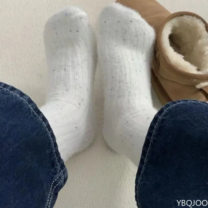 Women's Warm Velvet Stacked Socks – Soft Plush Winter Socks - lily supply