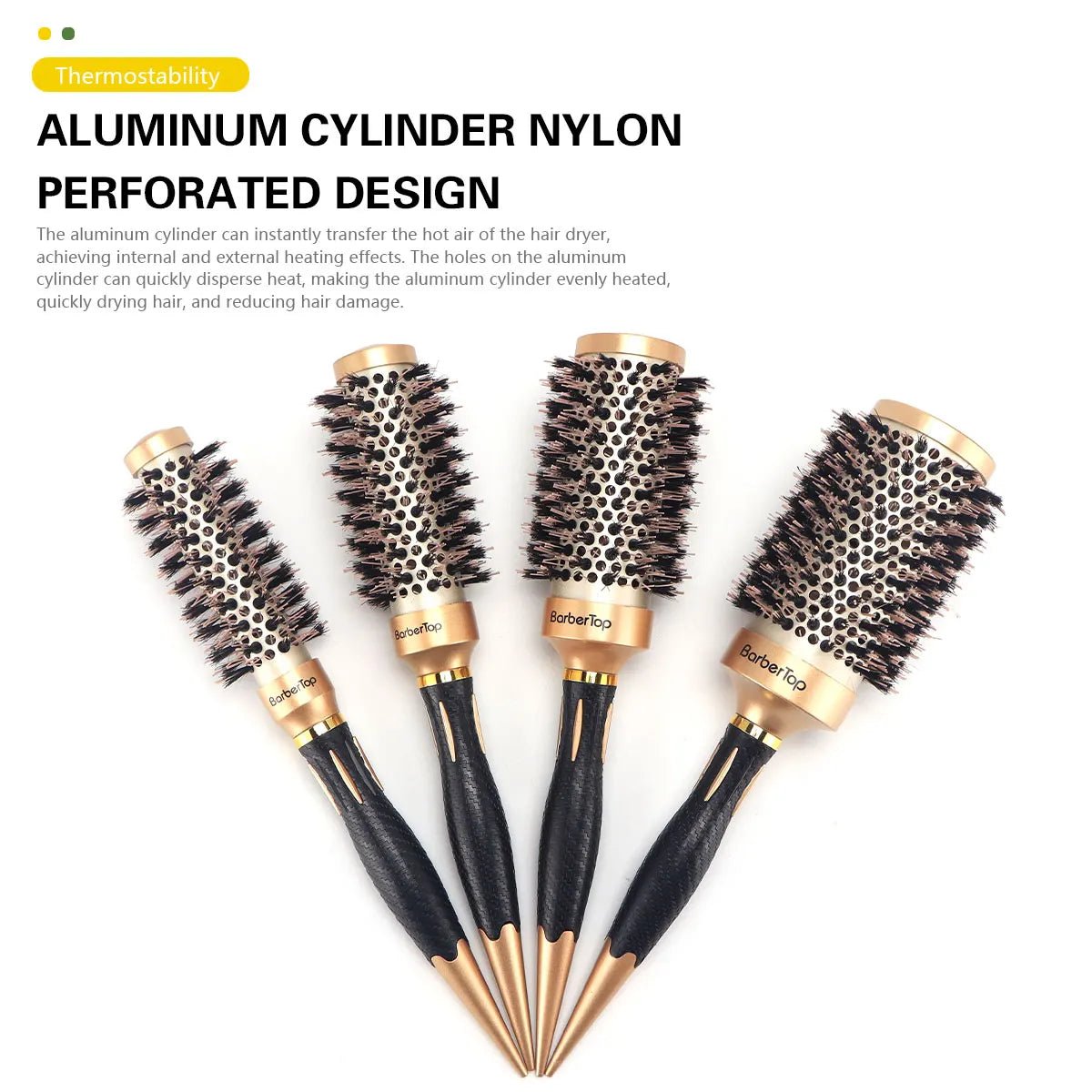 Anti - Static Salon Curling Styling Barber Comb - Wet Curly Hair Brush - lily supply