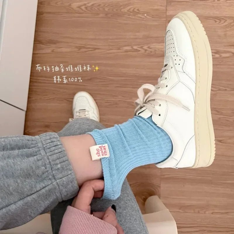 Women's Japanese Retro Cotton Pile Socks – Vintage Style Casual Socks - lily supply