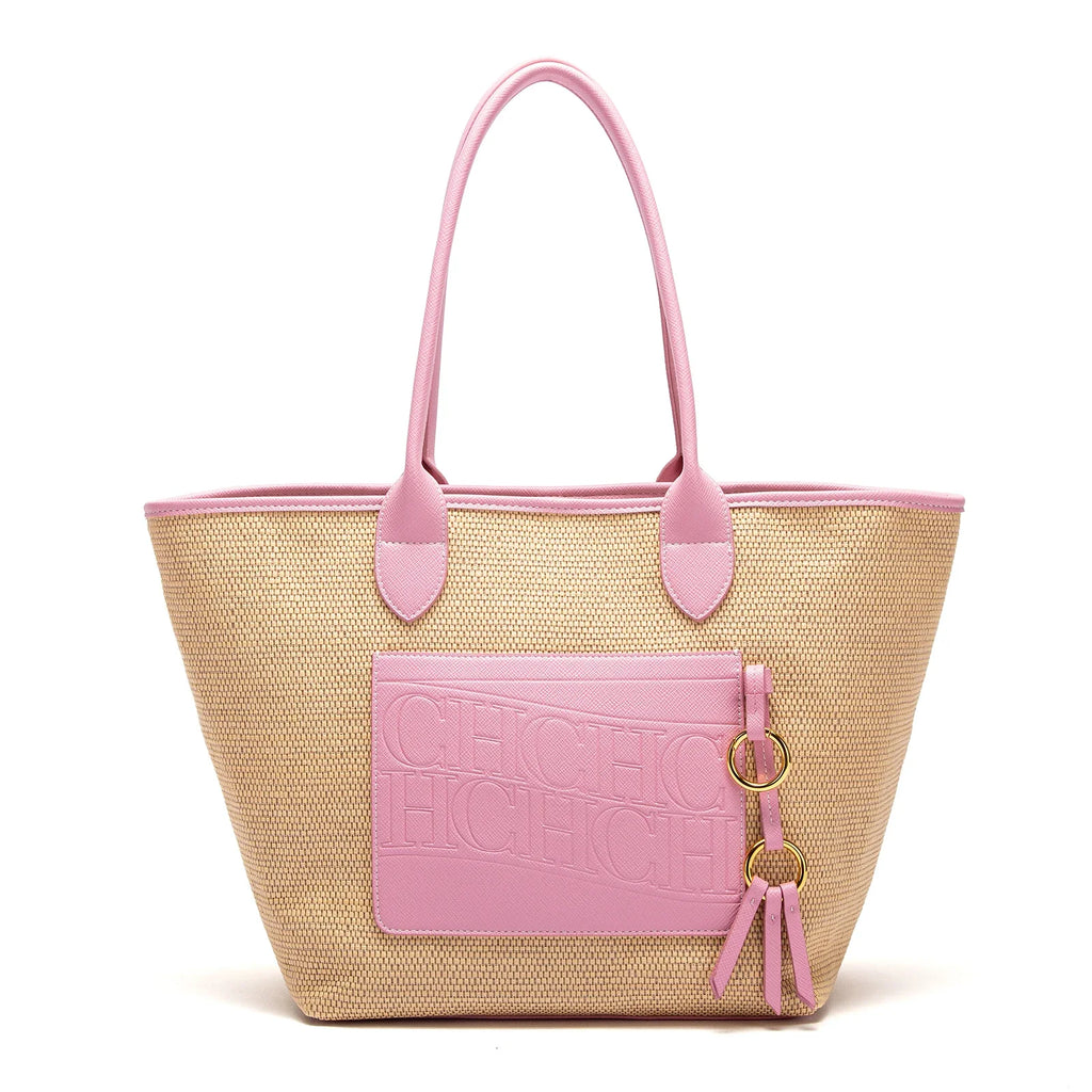 Beach Vacation Women's Tote Bag 2025 New Summer PP Grass Weaving Splicing Design Large Capacity Handbag