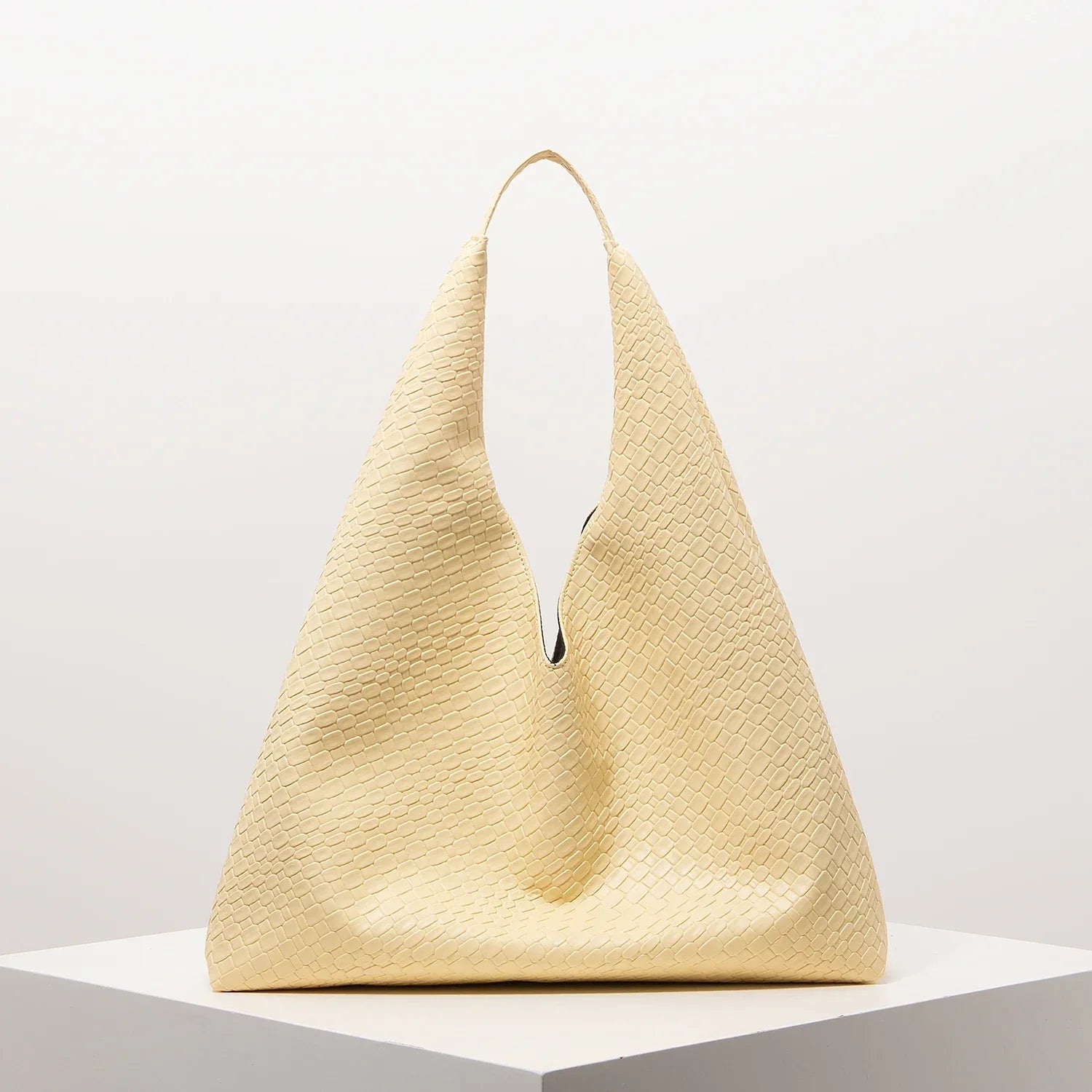 Minimalist Hobo Tote Bag - Retro Elegant Large Capacity Shoulder Bag