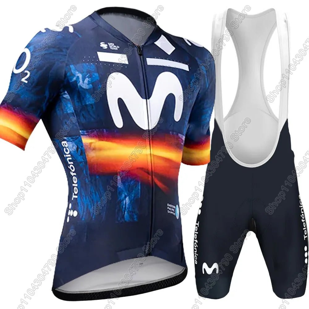 Spain Pro Team 2026 Cycling Jersey Set – Short Sleeve Road Kit - lily supply