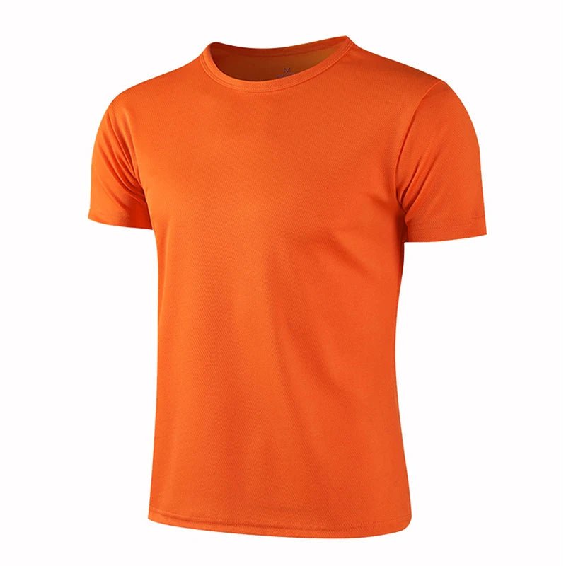 Quick-Dry Sport Gym Jersey – Short Sleeve Fitness Training Tee - Apparel & Accessories - lily supply