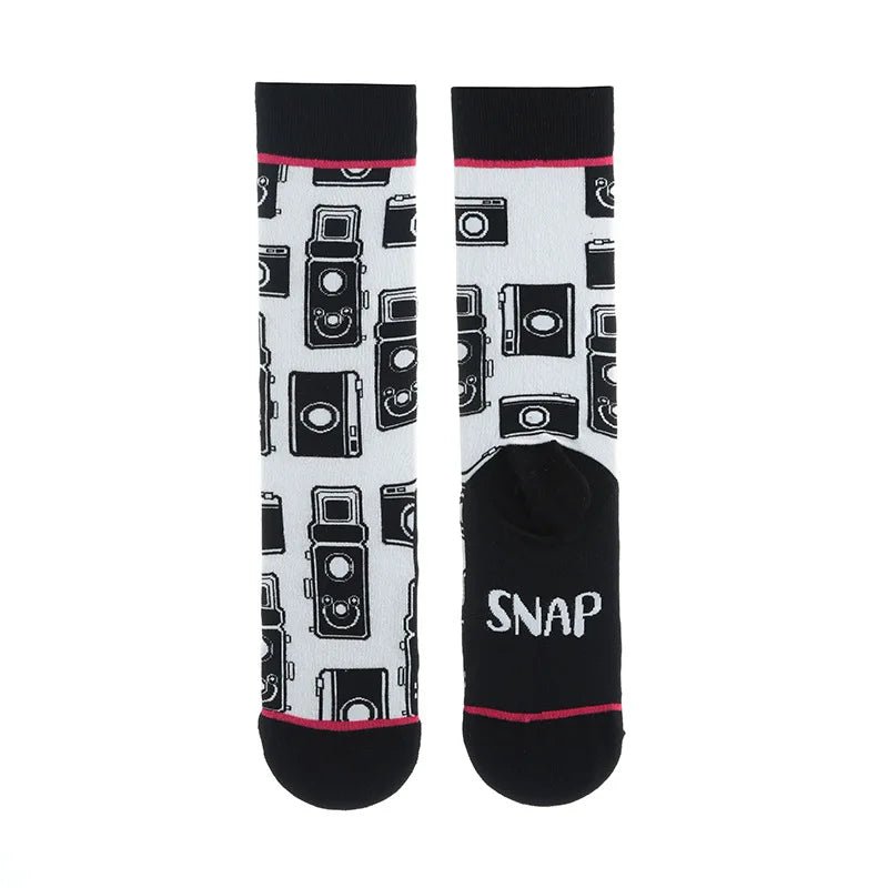 Women's Plant, Hedgehog & Sloth Print Socks – Trendy Casual Socks - lily supply