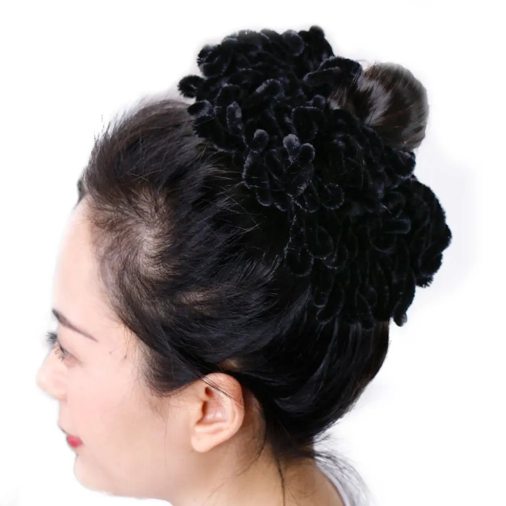 Volumising Hijab Scrunchie - Big Hair Ring Bun Clip & Scarf Volumizer - lily supply