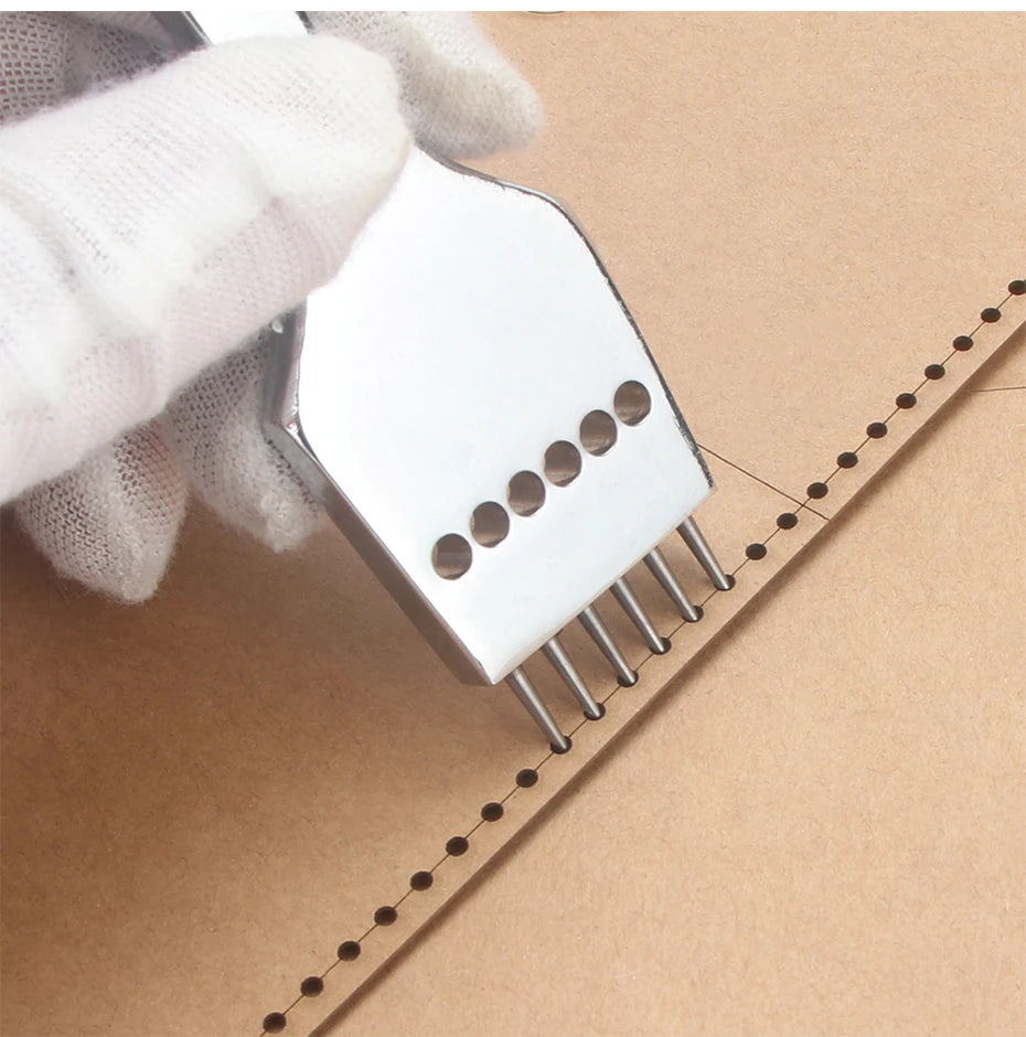 Women's Tote Bag DIY Leather Sewing Template - Kraft Paper Craft Kit