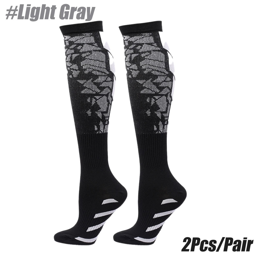 Sports Compression Calf Support Socks - Running Nurses Flight Pregnancy Athletic - lily supply