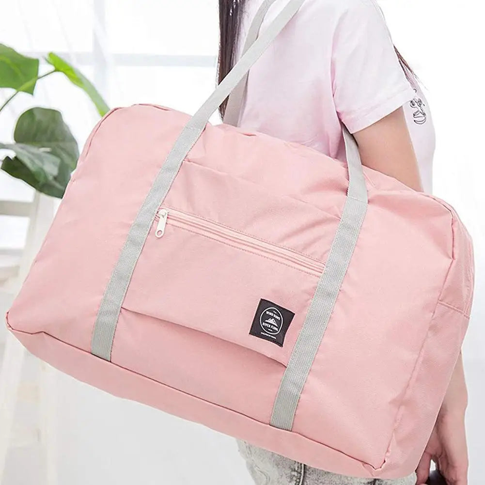 Large Capacity Travel Duffel Bag Foldable Weekend Bag Waterproof Carry on Luggage Tote Overnight Bag for Women Men