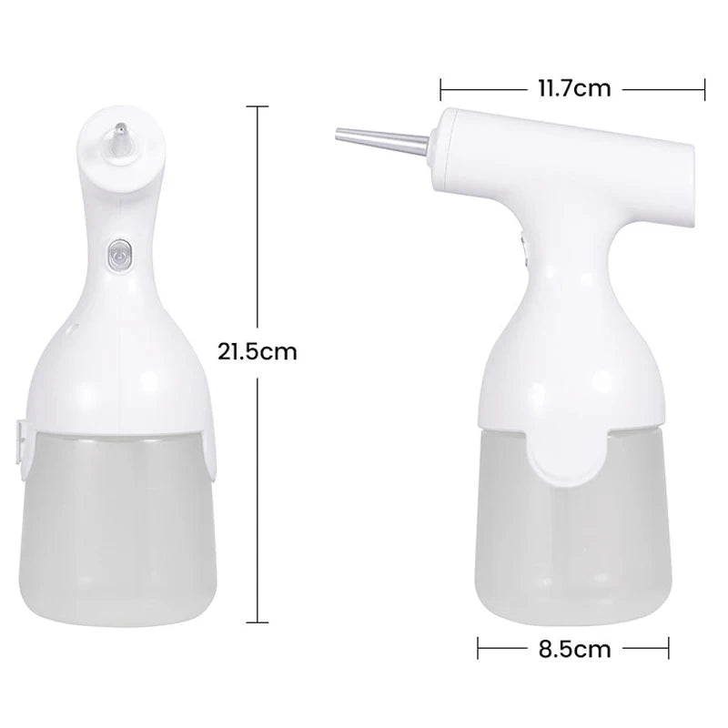HOMEFISH Electric Liquid Foam Dispenser Gun Automatic Continuous Foaming Shampoo Face Wash God Detergent Bathroom Bubble - lily supply