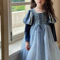Girls Dress 2023 Spring Autumn New Western Style Children Trendy Birthday Little Girl Princess Dress - lily supply