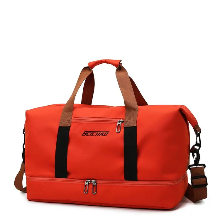 MARKROYAL Fashion Travel Bags For Women Large Capacity Men's Sports bag Waterproof Female Messenger Bag Dry And Wet Dropshipping