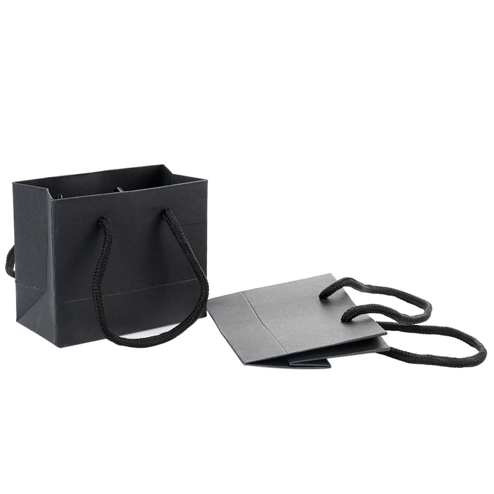 5 - Piece Kraft Paper Gift Bag Set - Minimalist Party Wedding Gift Packaging - lily supply