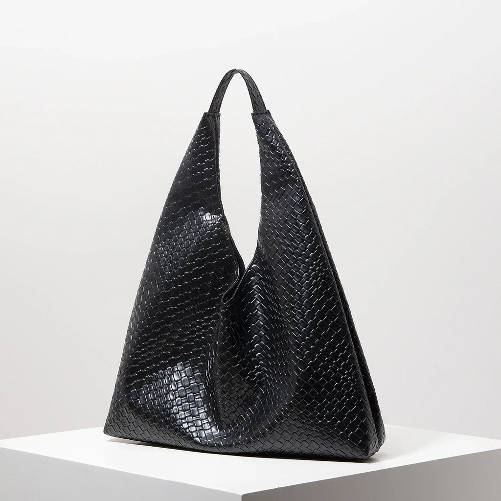 Minimalist Hobo Tote Bag - Retro Elegant Large Capacity Shoulder Bag