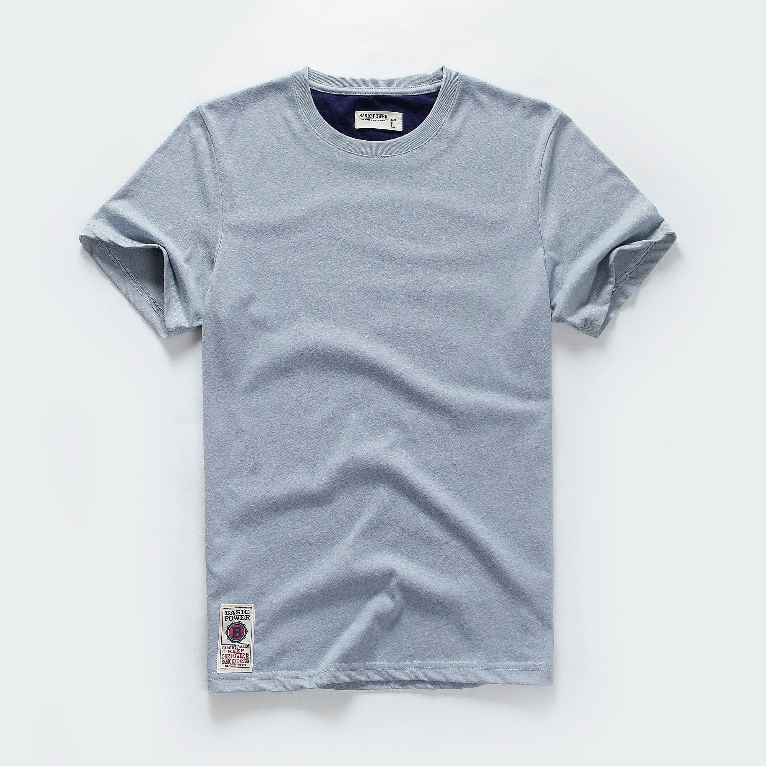 Men's Cotton Solid O-Neck T-Shirt