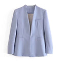 KONDALA Women's Blazer & Wide Leg Pants Set