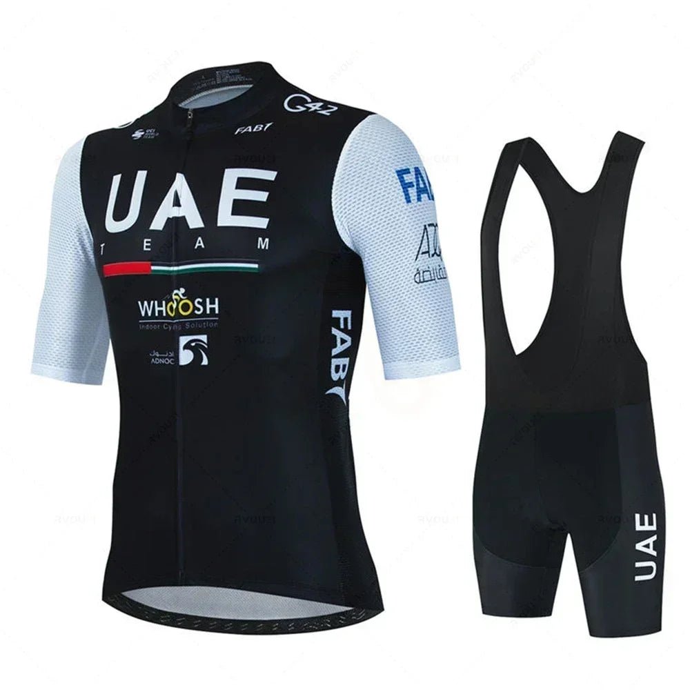 UAE Team Emirates 2026 Pro Cycling Jersey Set – Men's Summer Bike Kit - lily supply