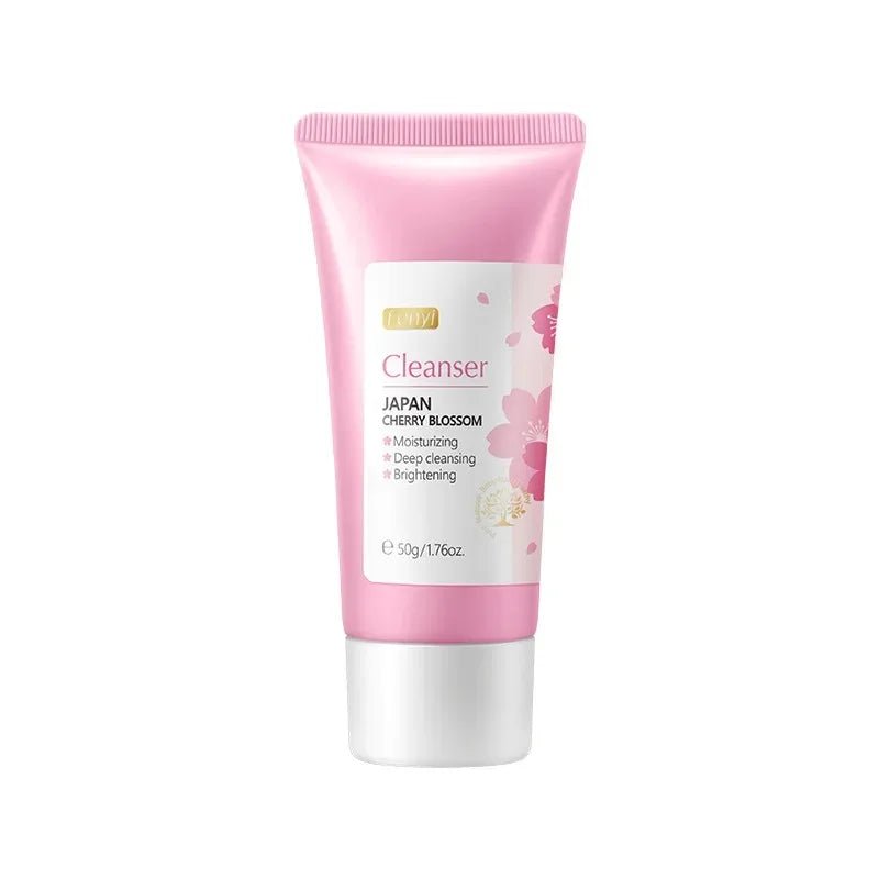 Vitamin C Facial Cleanser Skin Deep Cleansing Moisturizing Blackhead Removal skincare Face Wash Foam Face Cleanser Skin Care - lily supply