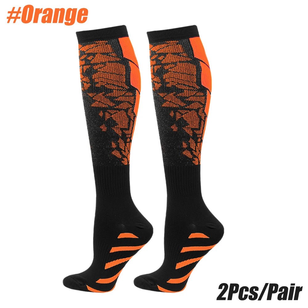 Sports Compression Calf Support Socks - Running Nurses Flight Pregnancy Athletic - lily supply