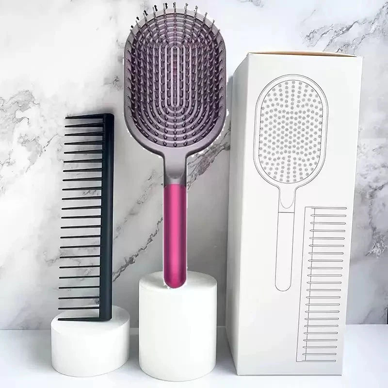 Airbag Scalp Massage Hairbrush - Wet Curly Detangle Salon Styling Comb - lily supply