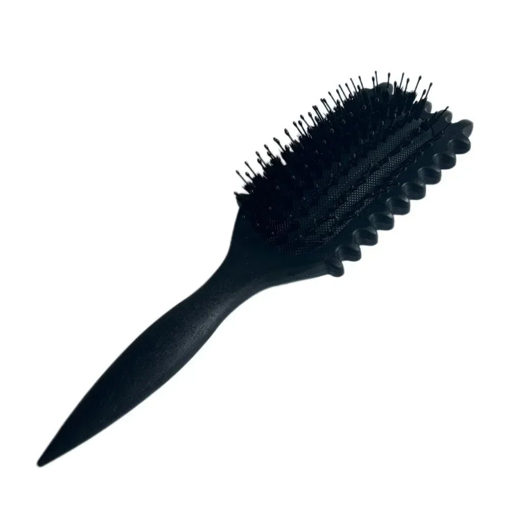 Salon Curly Hair Styling Brush - Combing & Shaping for Men & Women - lily supply