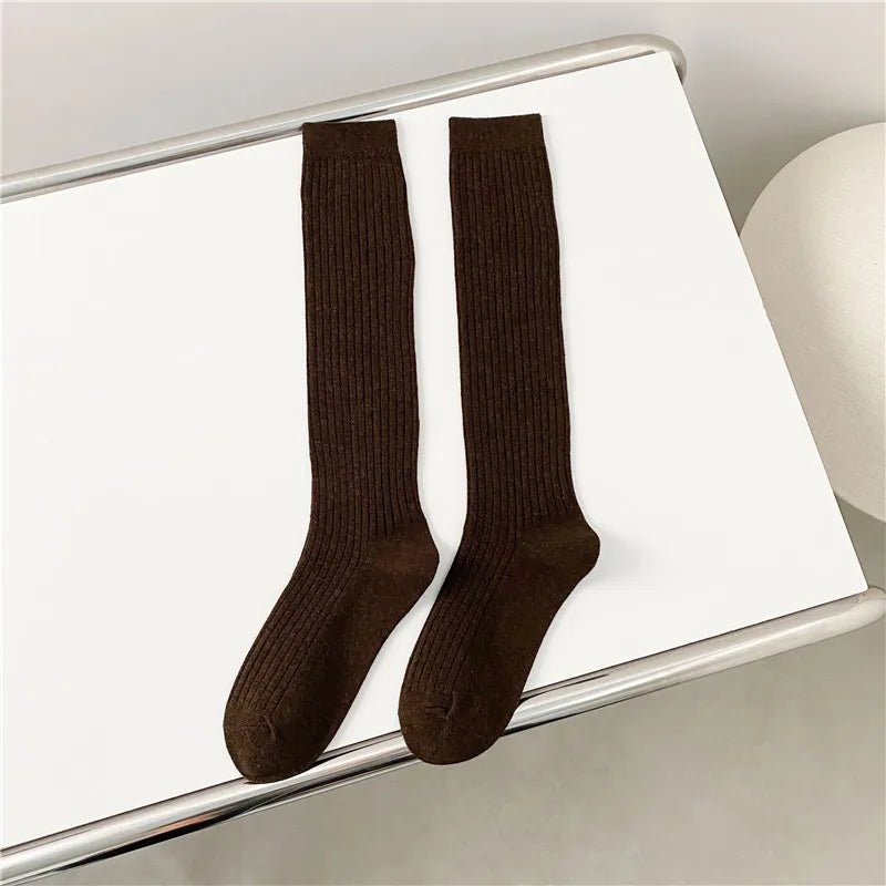 Women's Preppy Kawaii Cotton Knee High Socks – Sweet Long Socks - lily supply