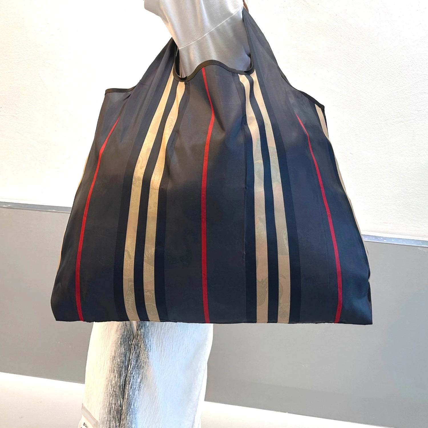 Lightweight Foldable Tote Bag - Printed Pattern Shopping Bag