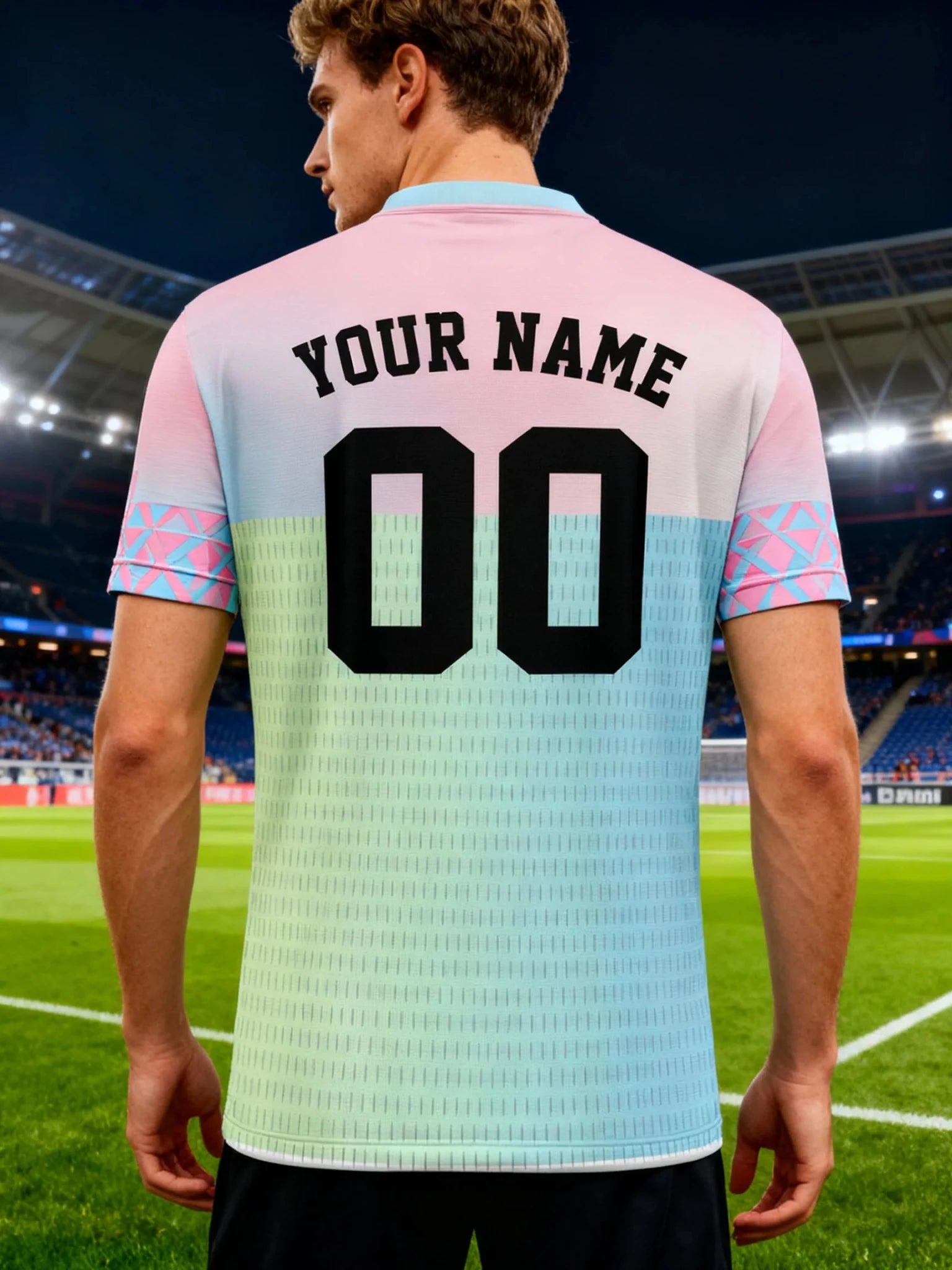 Custom Soccer Jersey – Uruguayan Liga Design with Name & Number - lily supply