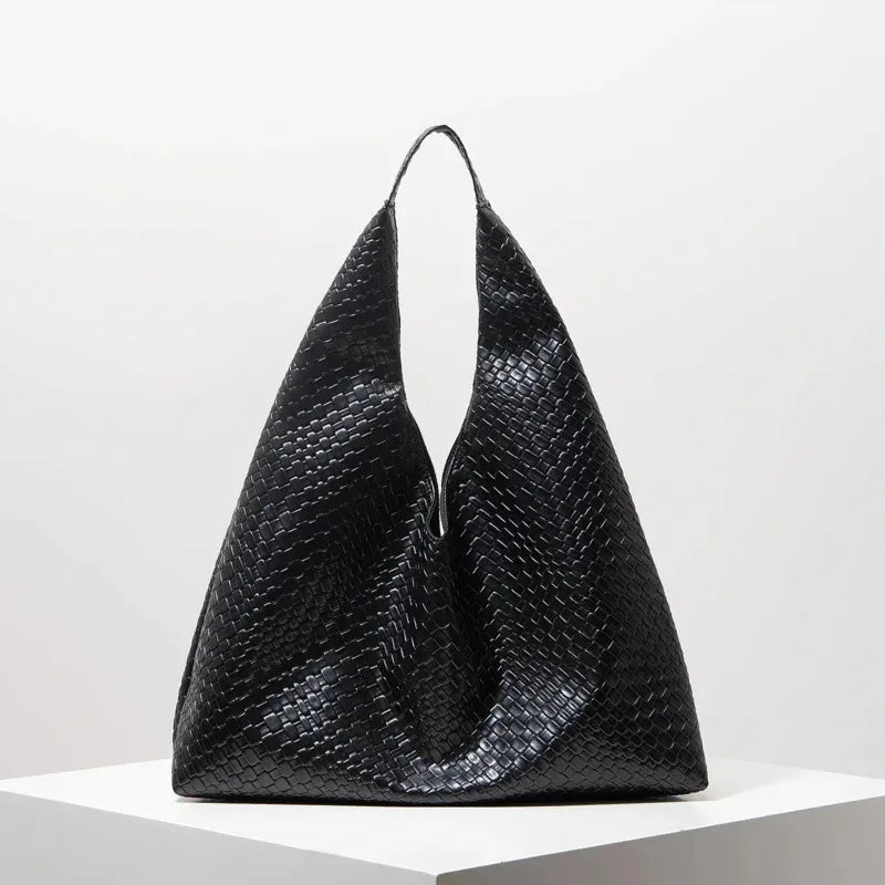 Minimalist Hobo Tote Bag - Retro Elegant Large Capacity Shoulder Bag
