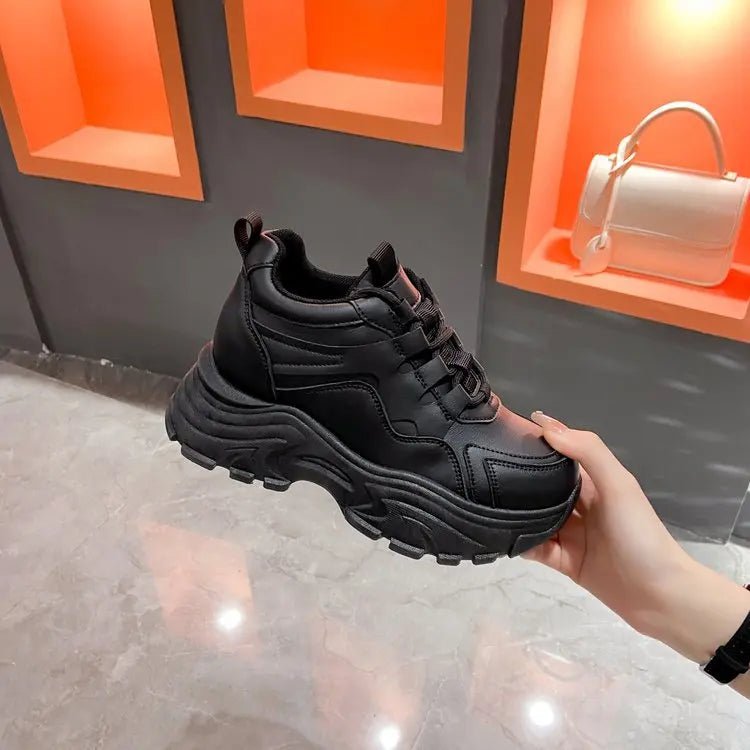 Women's Casual Sports Shoes - Elegant for All Seasons ,lightweight Comfortable Platform Sneaker,white Shoe All - match - lily supply