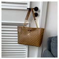 Women's Luxury Print Tote Bag - Large Capacity Fashion Shoulder Purse