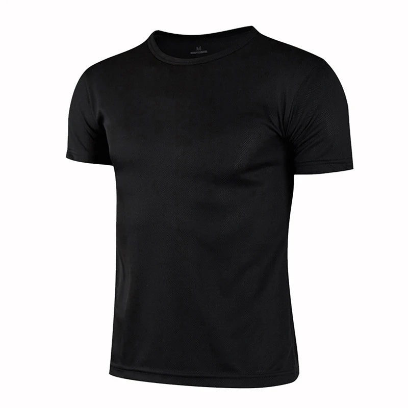 Quick-Dry Sport Gym Jersey – Short Sleeve Fitness Training Tee - Apparel & Accessories - lily supply