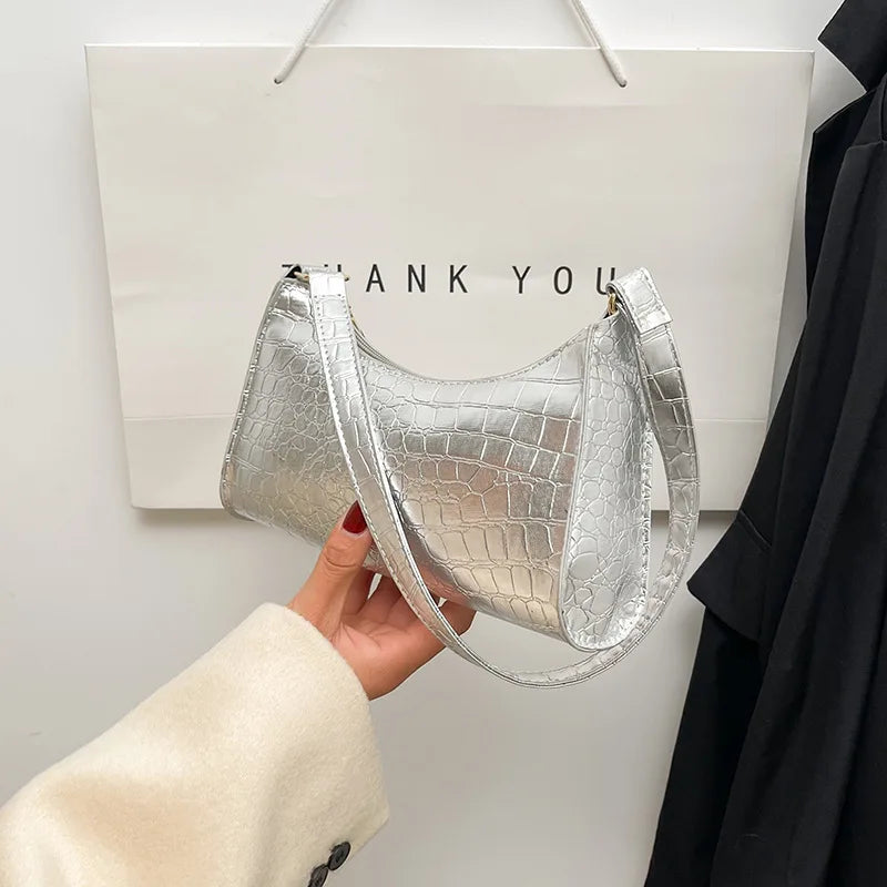 Women's Fashionable Underarm Small Shoulder Handbag