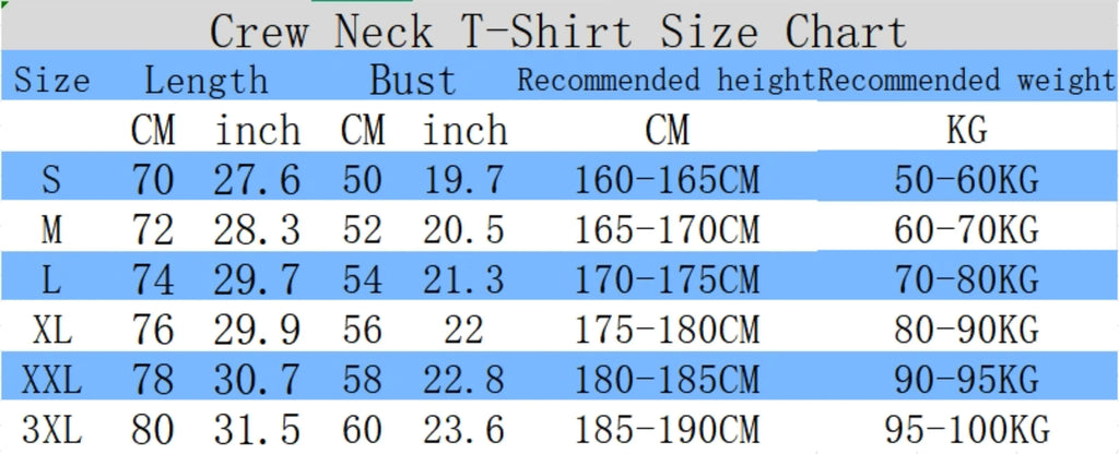 Men's 100% Cotton Breathable Round Neck T-Shirt