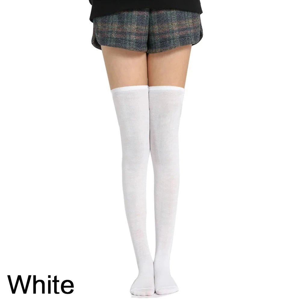Women Over Knee Thigh High Socks - 5 Colours - lily supply