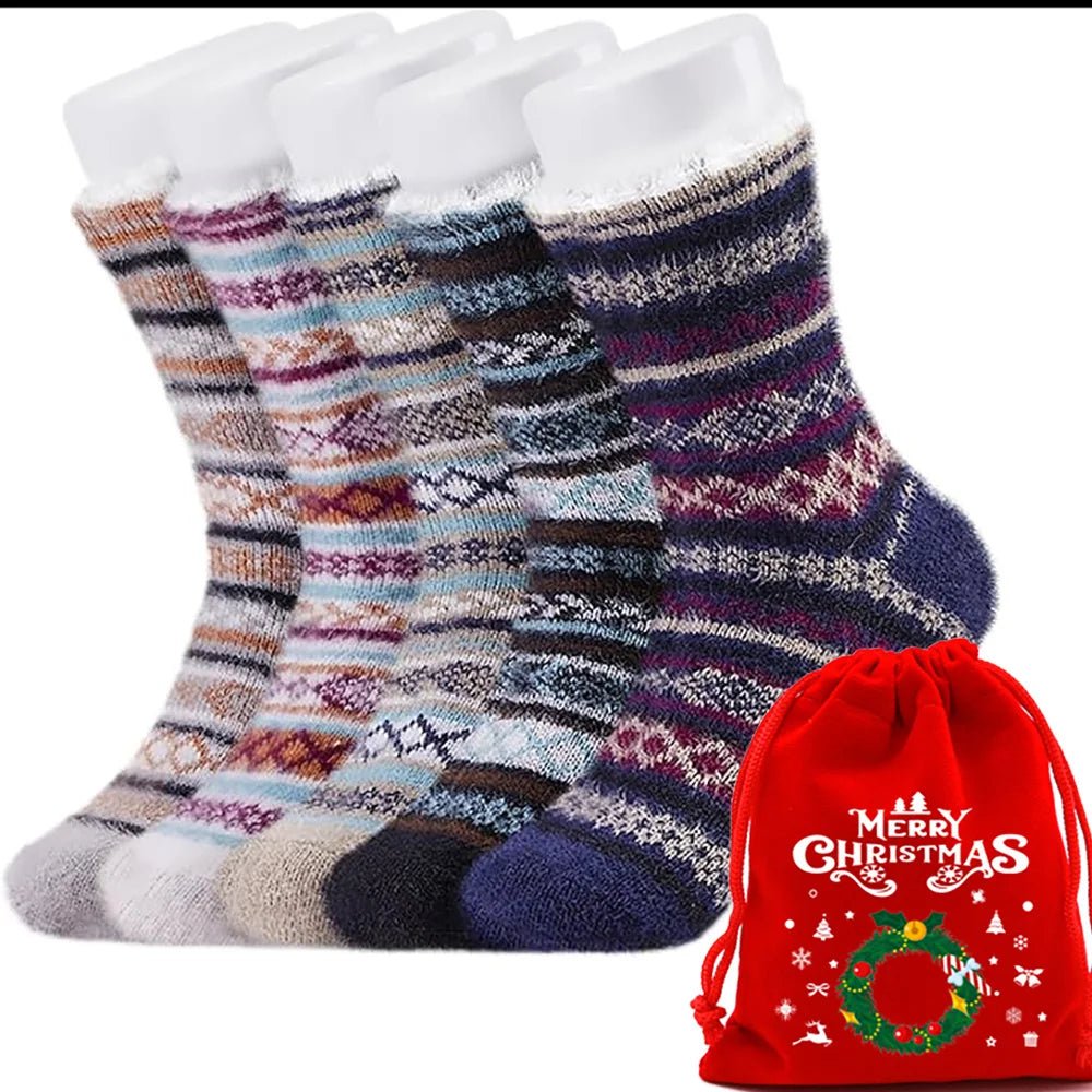 Women's Fuzzy Cosy Wool Winter Socks – Warm Fluffy Socks - lily supply
