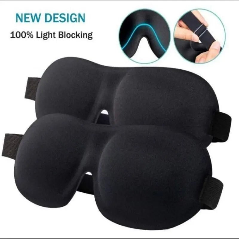 3D Non - Marking Three - Dimensional Eye Mask Without Nose Simple Solid Color Blackout Sleep Students Lunch Break Eye Masks - lily supply
