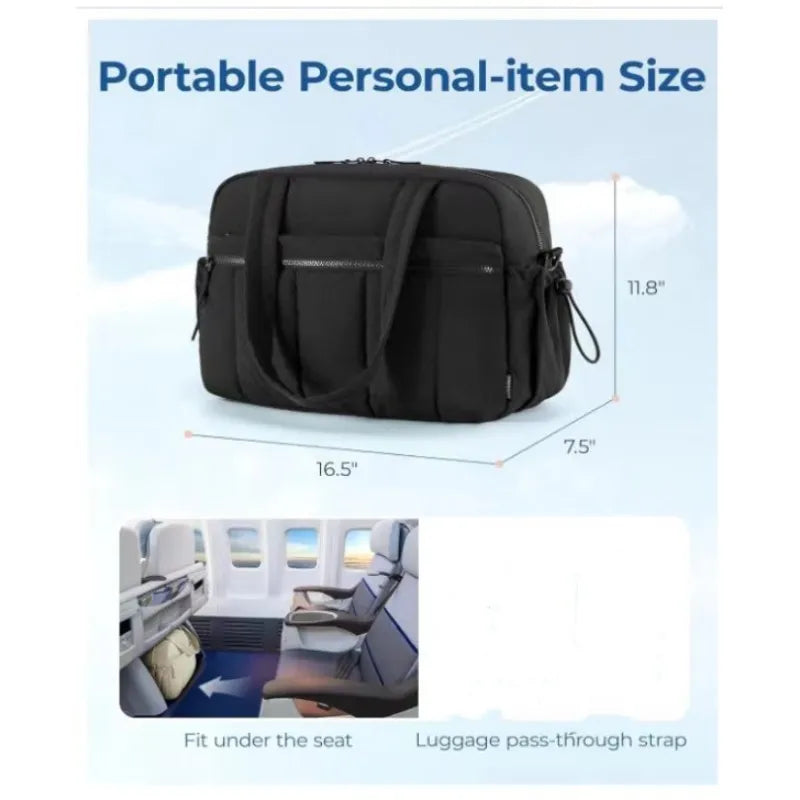 Women's Waterproof Travel Duffle Bag – Dry Wet Separation Gym Sport Handbag