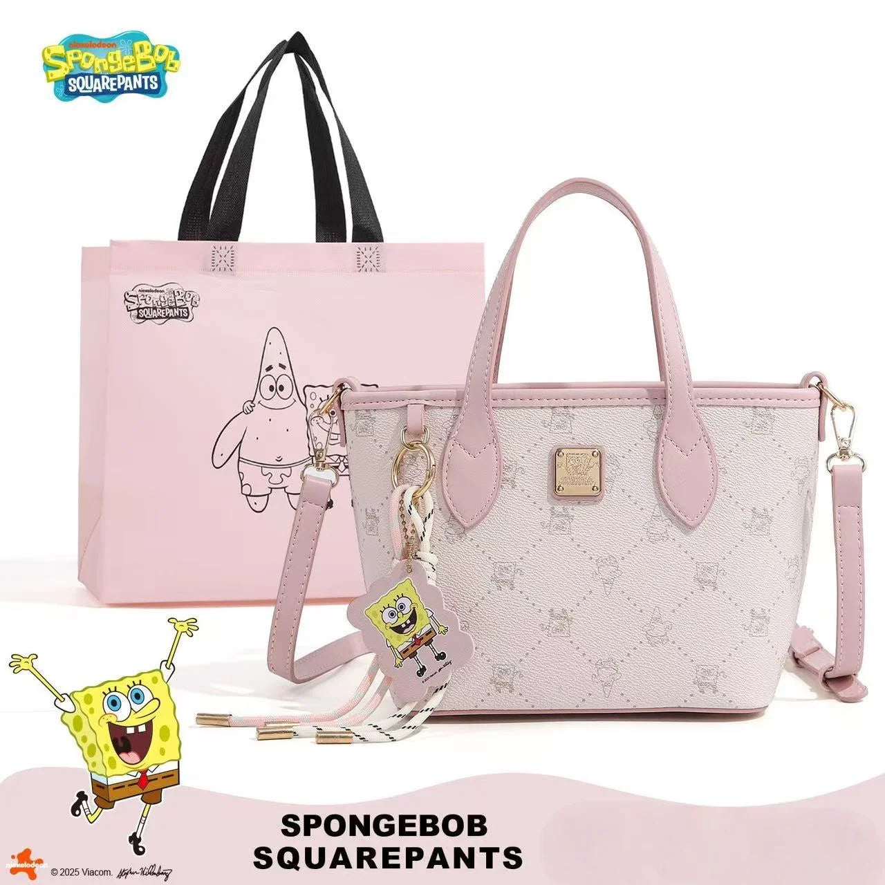 Fashionable Handbags for Women 2026 Autumn and Winter New Style Cartoon Embroidered Shoulder Bag Versatile Crossbody Bucket Bag