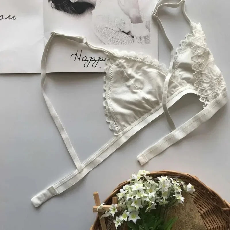 Women's Lace Tube Top Hollow Bralette