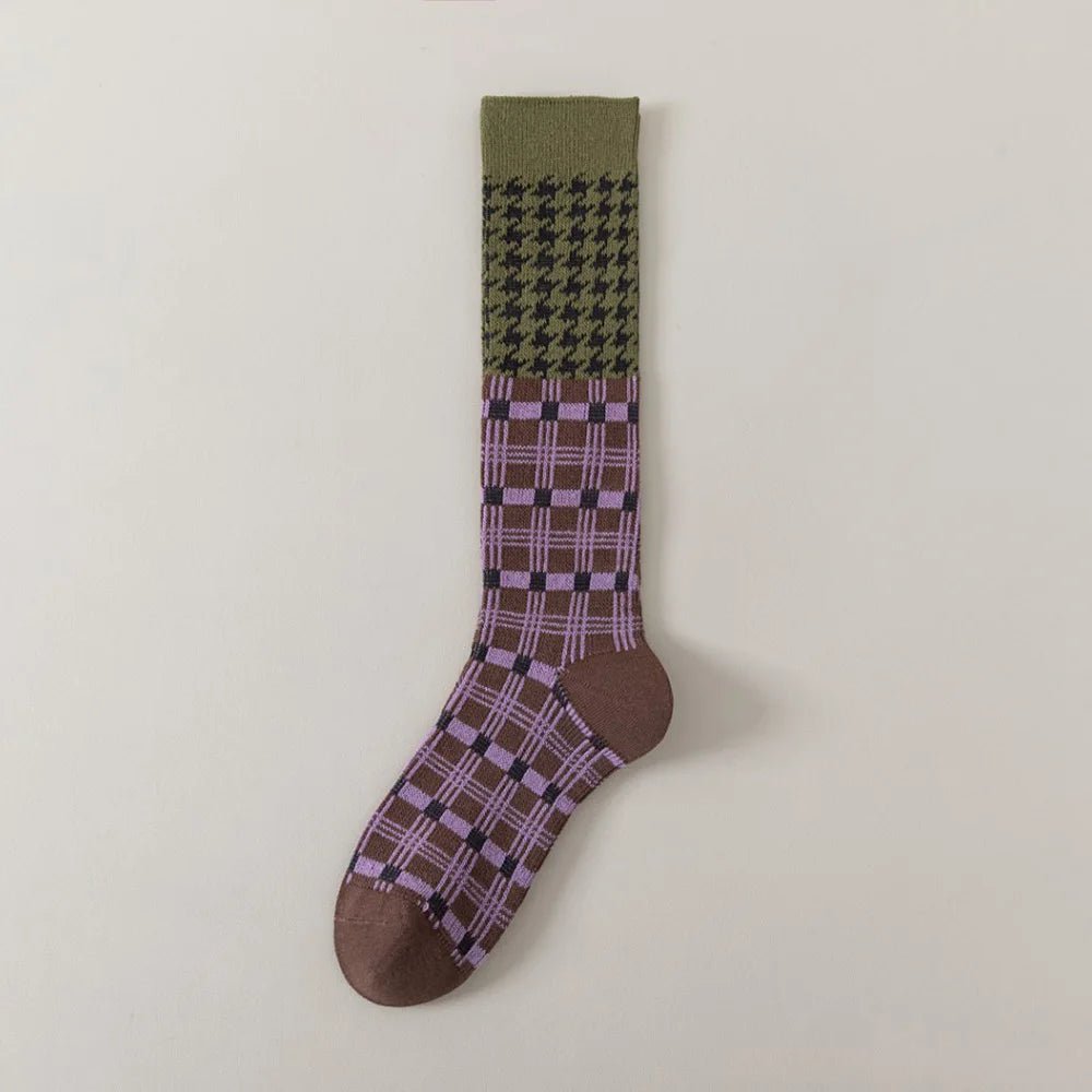 Women's Kawaii Korean Art Print Calf Socks – Cute Casual Socks - lily supply