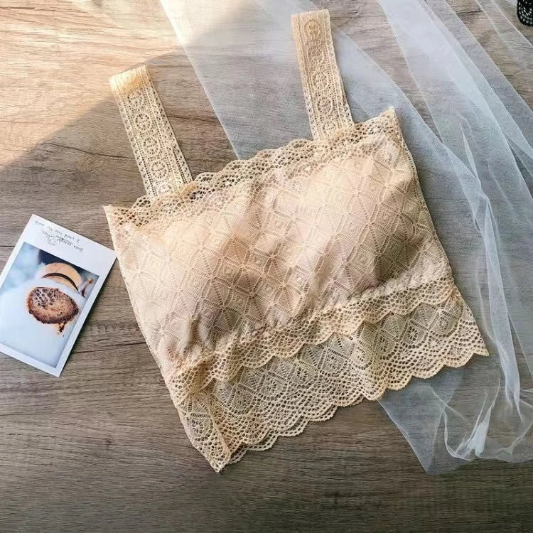 Women's Lace Camisole Hollow Back Top