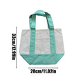 Canvas Reusable Grocery Tote Bag - Fashionable for Women Men Students