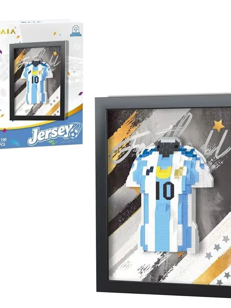 Football Player Jersey Building Blocks Set - lily supply